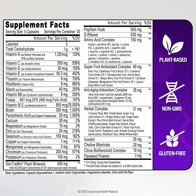 IMMUNO 150 Vitamins & Plant Minerals Daily Nutrition