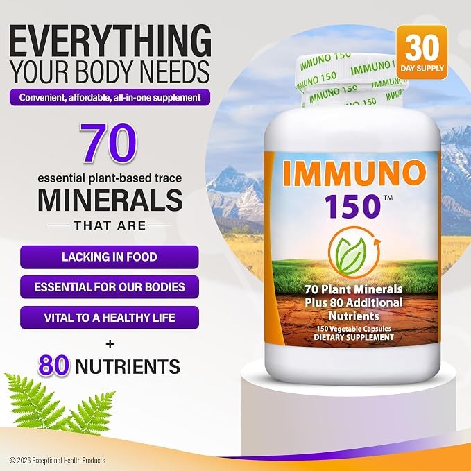 IMMUNO 150 Vitamins & Plant Minerals Daily Nutrition